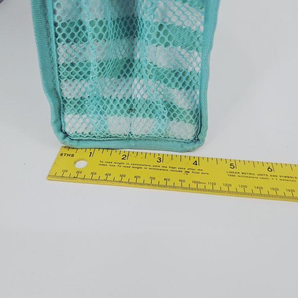 Thirty One Pack and Pull Caddy Aqua White Baby Bag for Diaper Wipes Road Trip - Picture 10 of 11